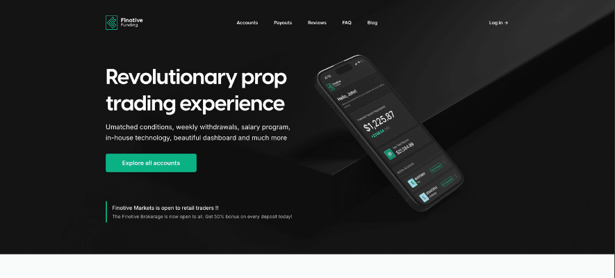 Finotive Funding Discount Code 1