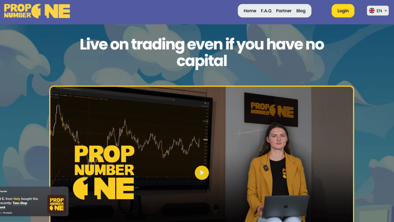 Prop Number One Prop Firm Review | Secretstotrading101