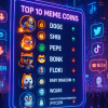 Most Popular Memecoins on Social Media